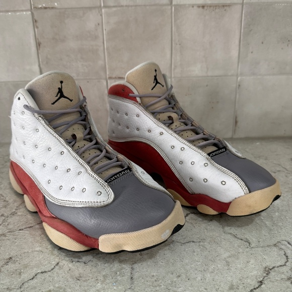 Nike Air Jordan 13 Retro Grey Toe Sneakers 2014 Men 9.5 414571-126 Leather Suede - Picture 3 of 14